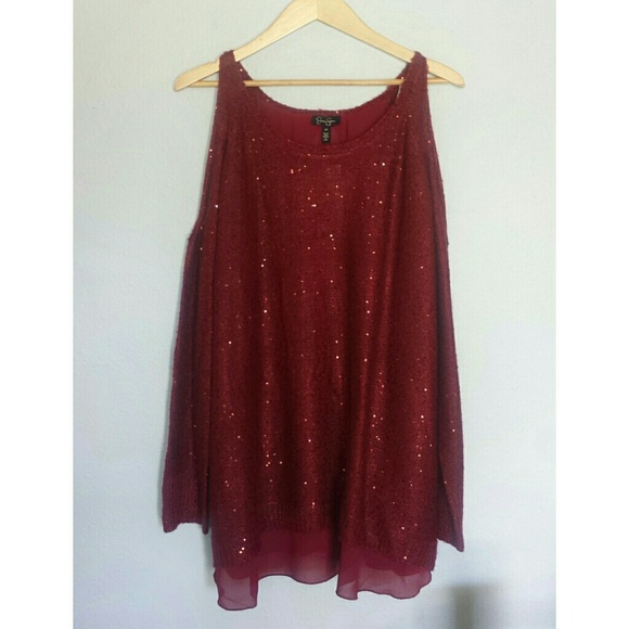 Jessica Simpson Abbey Sequin Sweater Size XS - Picture 2 of 8